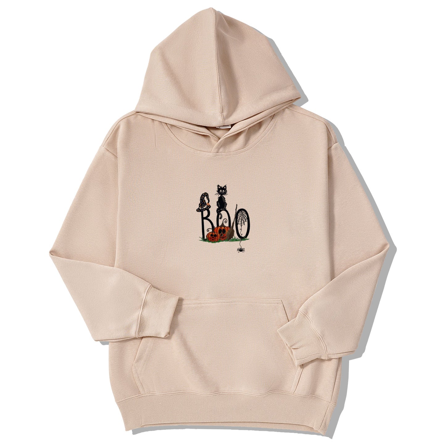 Halloween Embroidery Series - Cat and the pumpkin