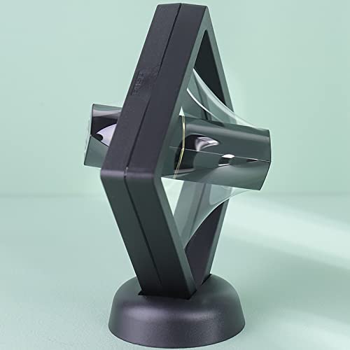 UNFINDINGS 12pcs Jewelry Display Box Black Storage Box Transparent Container Box Jewelry Gift Packing Frame Display Case Holder for Ring Necklace Bracelet Earring 2.75in/7cm