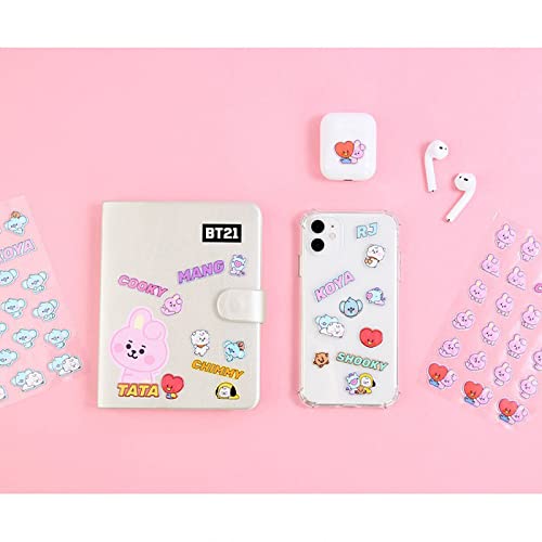 UNFINDINGS Kpop Stickers Pack Variety Vinyl Stickers Cute Korean Cartoon Small Sticker for Water Bottle Bike Laptop Phone Notebook Luggage Patches Skateboard 7x4in